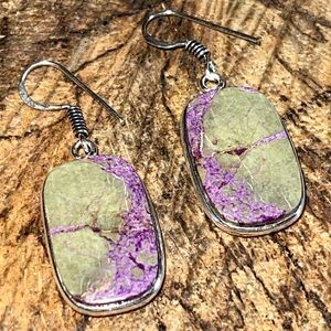 Purpurite Earrings 1 1/4”